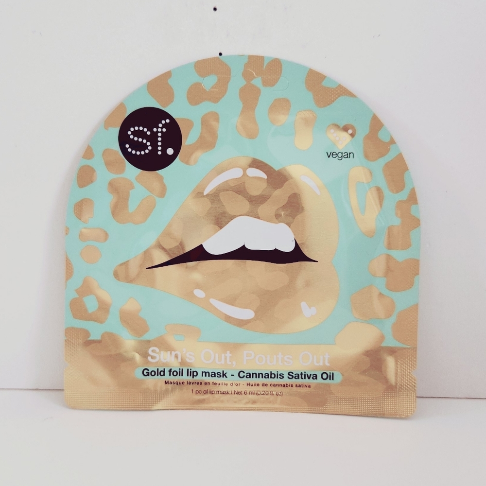 🍭7/$15 SF Glow Glam in Paradise Cannabis Sun's Out, Pouts Out Lip Mask